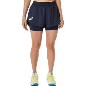 imageASICS Womens MATCH SHORT TENNIS ApparelMidnight