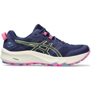 imageASICS Womens Trabuco Terra 2 Running ShoeDeep OceanLime Green