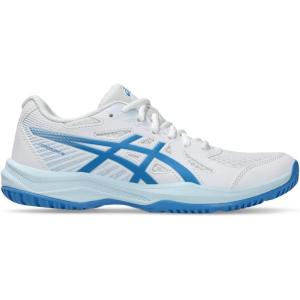 imageASICS Womens Upcourt 6 Volleyball ShoesWhiteBlue Coast