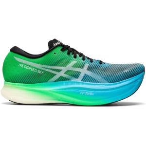 imageASICS Unisex METASPEED Sky Running ShoeBlackNew Leaf