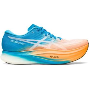 imageASICS Unisex METASPEED Sky Running ShoeOrange PopIsland Blue
