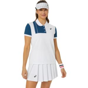 imageASICS Womens Classic Polo Shirt Tennis ApparelBrilliant White