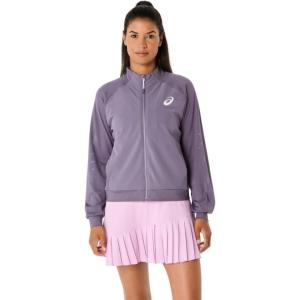 imageASICS Womens MATCH JACKET TENNIS ApparelGreyish Purple
