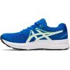 imageASICS Girls Contend 7 GS Running Shoe  Little Kid ampamp Big KidElectric BlueWhite