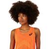 imageASICS Womens ACTIBREEZE SINGLET Running ApparelSunrise RedSafety Yellow