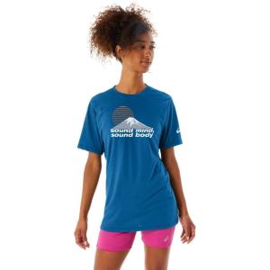 imageASICS Unisex SMSB JOURNEY TRAINING TeeLake Drive Heather