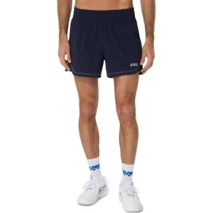 imageASICS Mens 5IN Shorts Tennis ApparelMidnight