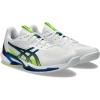 imageASICS Mens Solution Speed FlyteFoam 3 Tennis ShoeWhite Mako Blue
