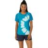 imageASICS Womens WOMEN GAME Short Sleeve TOP Tennis TopTeal Blue