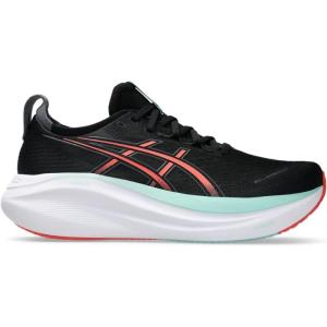 imageASICS Mens GelNimbus 27 Running ShoesBlackCoral Reef
