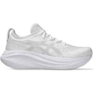 imageASICS Mens GelNimbus 27 Running ShoesWhiteGlacier Grey