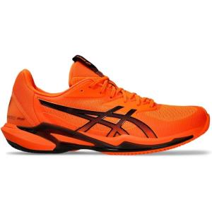 imageASICS Mens Solution Speed FlyteFoam 3 Clay Tennis ShoesShocking OrangeBlack