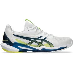 imageASICS Mens Solution Speed FlyteFoam 3 Clay Tennis ShoesWhiteMako Blue
