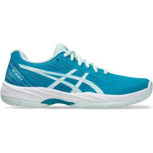 imageASICS Mens Solution Speed FlyteFoam 3 Tennis ShoeTeal BlueWhite