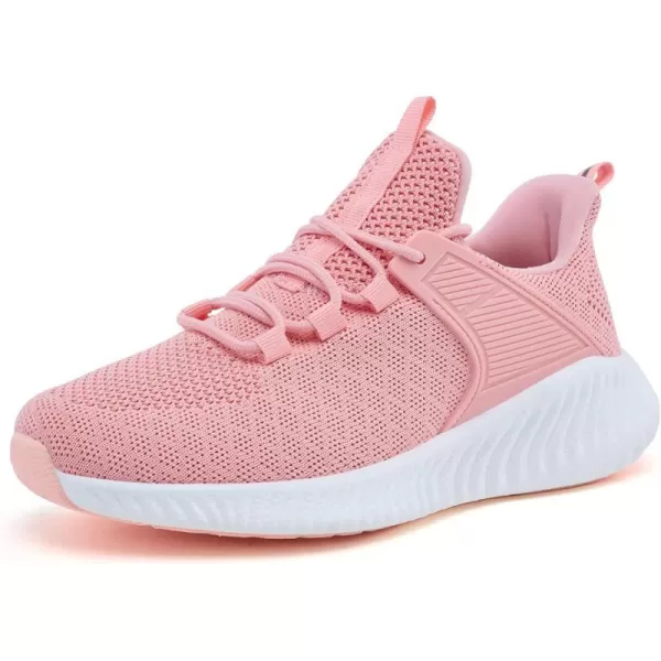 imageRunning Shoes Womens  Ladies Workout Walking Sneakers Support Lightweight Breathable Walk Athletic Shoes Pink Size 75Running Shoes Womens  Ladies Workout Walking Sneakers Support Lightweight Breathable Walk Athletic Shoes Pink Size 75