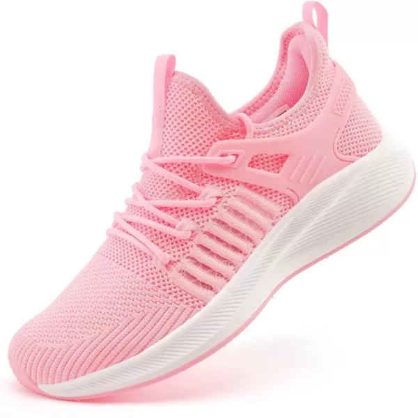 imageSDolphin Running Shoes Women Sneakers  Comfortable Memory Foam Lightweight Walking Tennis Workout Athletic ShoesNew Pink