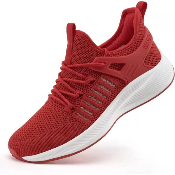 imageSDolphin Running Shoes Women Sneakers  Comfortable Memory Foam Lightweight Walking Tennis Workout Athletic ShoesNew Red