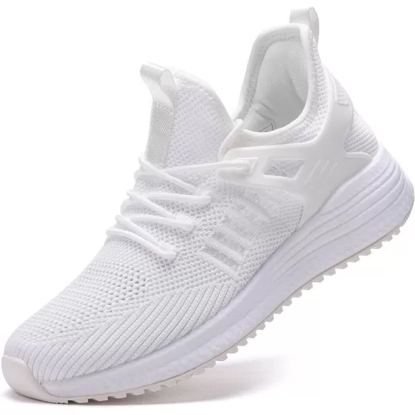 imageSDolphin Running Shoes Women Sneakers  Tennis Workout Walking Gym Lightweight Athletic Comfortable Casual Memory Foam Fashion ShoesAll Whitebreathable