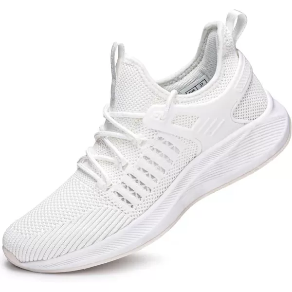 imageSDolphin Running Shoes Women Sneakers  Tennis Workout Walking Gym Lightweight Athletic Comfortable Casual Memory Foam Fashion ShoesNew White