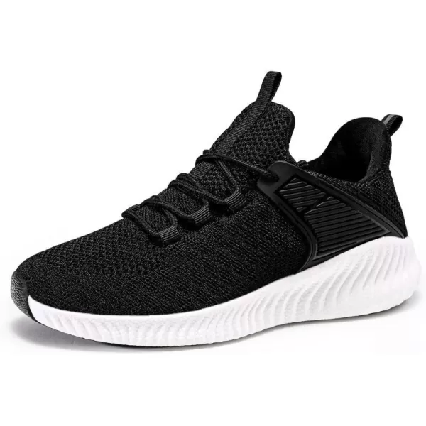 imageWomens Workout Running Shoes  Breathable Comfortable Lightweight Shoes Tennis Sneakers for Walking Gym WorkBlack
