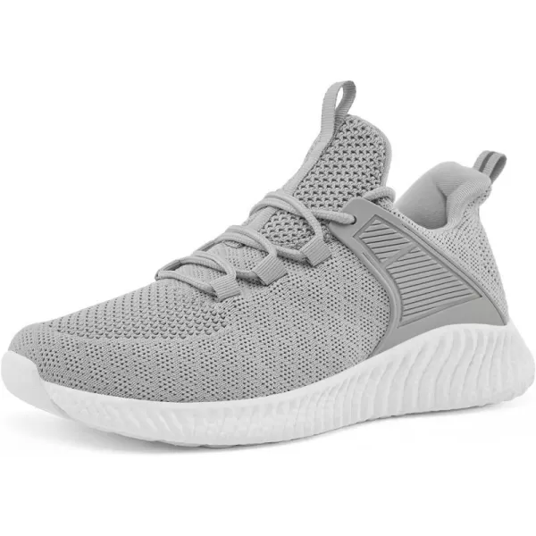 imageWomens Workout Running Shoes  Breathable Comfortable Lightweight Shoes Tennis Sneakers for Walking Gym WorkGrey