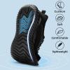 imageSDolphin Walking Shoes Mens Sneakers  Slip on Memory Foam Tennis Running Shoes for Athletic Workout Gym Jogging Lightweight Breathable Casual Sneakers2all Black