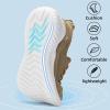 imageSDolphin Walking Shoes Mens Sneakers  Slip on Memory Foam Tennis Running Shoes for Athletic Workout Gym Jogging Lightweight Breathable Casual Sneakers2khaki