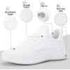 imageSDolphin Walking Shoes Mens Sneakers  Slip on Memory Foam Tennis Running Shoes for Athletic Workout Gym Jogging Lightweight Breathable Casual Sneakers2white