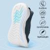 imageSDolphin Walking Shoes Mens Sneakers  Slip on Memory Foam Tennis Running Shoes for Athletic Workout Gym Jogging Lightweight Breathable Casual Sneakers2dark Grey
