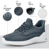 imageSDolphin Walking Shoes Mens Sneakers  Slip on Memory Foam Tennis Running Shoes for Athletic Workout Gym Jogging Lightweight Breathable Casual Sneakers2dark Grey
