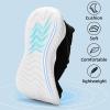 imageSDolphin Walking Shoes Mens Sneakers  Slip on Memory Foam Tennis Running Shoes for Athletic Workout Gym Jogging Lightweight Breathable Casual Sneakers2black White