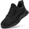 imageSDolphin Walking Shoes Mens Sneakers  Slip on Memory Foam Tennis Running Shoes for Athletic Workout Gym Jogging Lightweight Breathable Casual Sneakers2all Black
