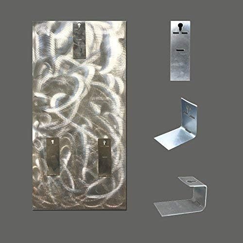 Yihui Arts Handcrafted Colorful Fish Metal Wall Art, Large Metal Wall Art in Modern Ocean Design, 3D Wall Art for Modern and Contemporary Decor, 5-Panels, Metal Wall Decor Works