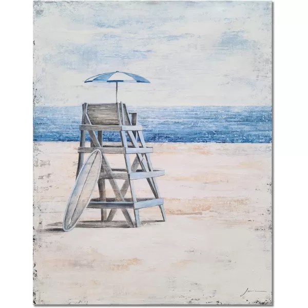 Yihui Arts Sea Turtle Wall Art Hand Painted Coastal Paintings Nautical Decor Blue and White Canvas Pictures Ocean Animal Posters for Living Room Bedroom Bathroom Decoration