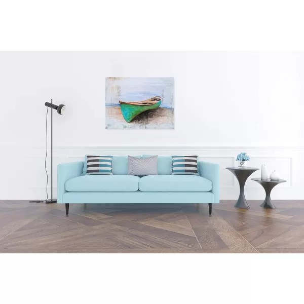 Yihui Arts Sea Turtle Wall Art Hand Painted Coastal Paintings Nautical Decor Blue and White Canvas Pictures Ocean Animal Posters for Living Room Bedroom Bathroom Decoration