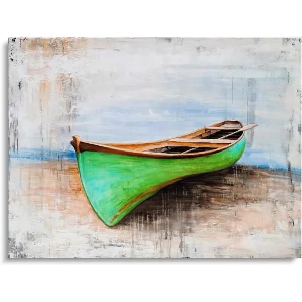 Yihui Arts Sea Turtle Wall Art Hand Painted Coastal Paintings Nautical Decor Blue and White Canvas Pictures Ocean Animal Posters for Living Room Bedroom Bathroom Decoration