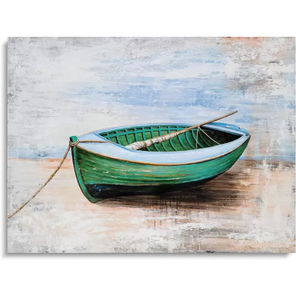 Yihui Arts Sea Turtle Wall Art Hand Painted Coastal Paintings Nautical Decor Blue and White Canvas Pictures Ocean Animal Posters for Living Room Bedroom Bathroom Decoration