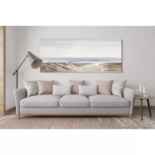 Yihui Arts Sea Turtle Wall Art Hand Painted Coastal Paintings Nautical Decor Blue and White Canvas Pictures Ocean Animal Posters for Living Room Bedroom Bathroom Decoration