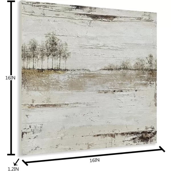 Yihui Arts Tree Couples Canvas Wall Art - Large Vertical Painting Picture with Gold Foil, Perfect for Family, Office, Bathroom or Nature Decor in Grey, White and Gold