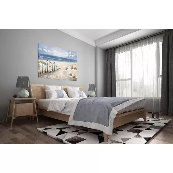 imageYihui Arts Beach Scene Canvas Wall Art Hand Painted Large Painitng Pictures Coastal Style Artwork for Living Room Bedroom Office DecorBeach