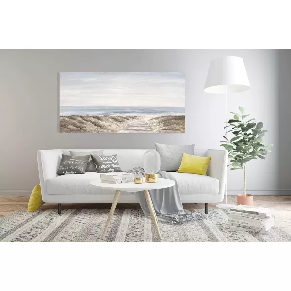 imageYihui Arts Beach Scene Canvas Wall Art Hand Painted Large Painitng Pictures Coastal Style Artwork for Living Room Bedroom Office DecorBeach A