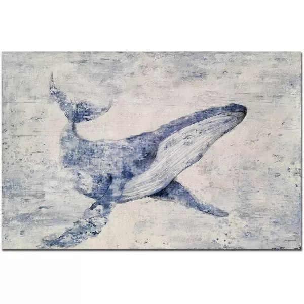 imageYihui Arts Beach Scene Canvas Wall Art Hand Painted Large Painitng Pictures Coastal Style Artwork for Living Room Bedroom Office DecorDolphin