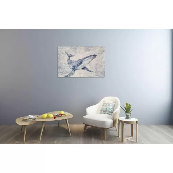 imageYihui Arts Beach Scene Canvas Wall Art Hand Painted Large Painitng Pictures Coastal Style Artwork for Living Room Bedroom Office DecorDolphin