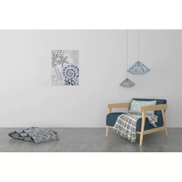 imageYihui Arts Beach Scene Canvas Wall Art Hand Painted Large Painitng Pictures Coastal Style Artwork for Living Room Bedroom Office DecorSea World