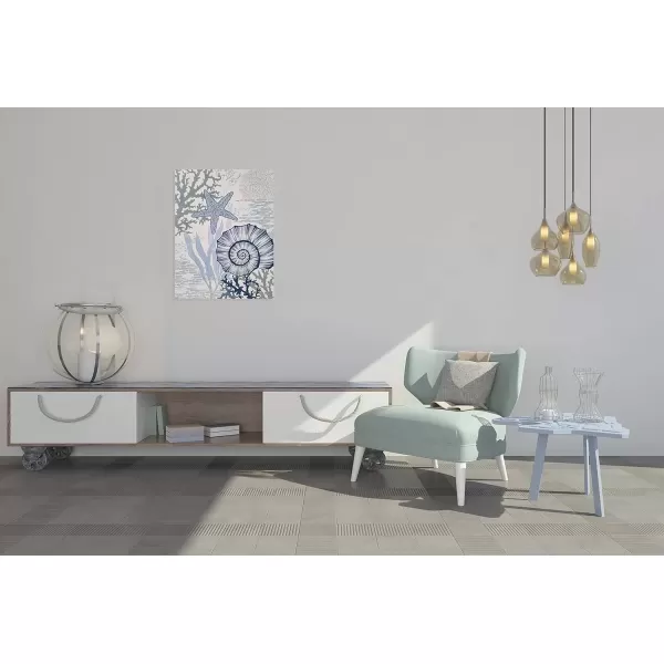 imageYihui Arts Beach Scene Canvas Wall Art Hand Painted Large Painitng Pictures Coastal Style Artwork for Living Room Bedroom Office DecorSea World