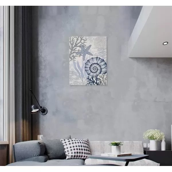 imageYihui Arts Beach Scene Canvas Wall Art Hand Painted Large Painitng Pictures Coastal Style Artwork for Living Room Bedroom Office DecorSea World