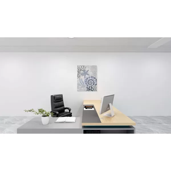 imageYihui Arts Beach Scene Canvas Wall Art Hand Painted Large Painitng Pictures Coastal Style Artwork for Living Room Bedroom Office DecorSea World