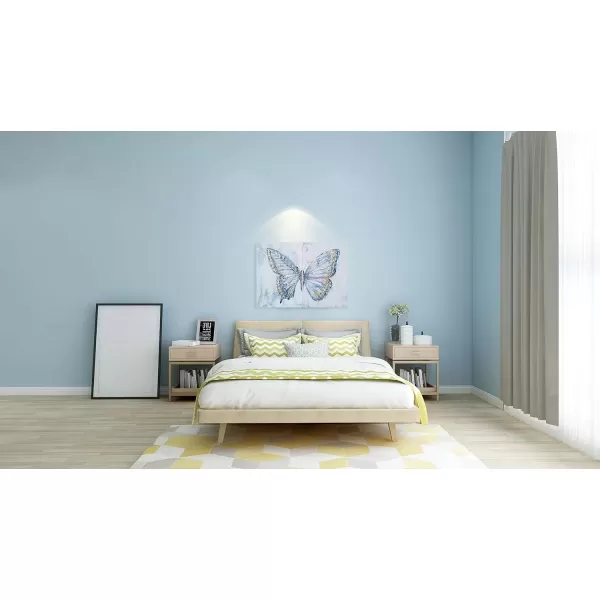 imageYihui Arts Coastal Canvas Wall Art Set Of Two Hand Painted Blue and White Crab Paintings Modern Abstract Animal Nautical Artwork with Gold Foil for Living Room Bedroom Bathroom Nursery DecorButterfly