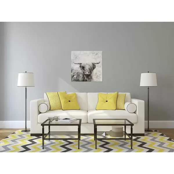 imageYihui Arts Coastal Canvas Wall Art Set Of Two Hand Painted Blue and White Crab Paintings Modern Abstract Animal Nautical Artwork with Gold Foil for Living Room Bedroom Bathroom Nursery DecorHighland Cow