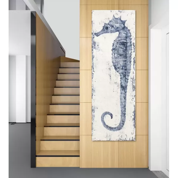 imageYihui Arts Drift Bottle Canvas Wall Art  Rustic Coastal Painting for Farmhouse Living Room DecorSeahorse
